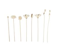 LuoAXINN Bastoncini Diffusore 8 Pezzi di Fiori Loto Artificiali in Rattan, diffusori aromi, Bastoncini Ricarica, Fai da Te, Decorazioni Floreali for la casa