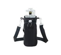 LuoAXINN Borsa Portatile for Bottiglia d'Acqua con Tracolla Regolabile, Tazza Termica sottovuoto, Manicotto for, Copertura Protettiva isolata per Sport Escursioni Campeggio Viaggio(Black)