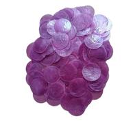 LuoAXINN Conchiglie Capiz Conchiglia Capiz bianca da 5 cm con conchiglia a due fori for decorazioni Campanelli eolici fai te Artigianato Accessori for gioielli