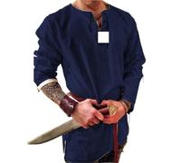 LuoAXINN Costumi vintage da uomo Costume da cavaliere Cosplay Abito uomo Maglie a maniche lunghe Abbigliamento Travestimenti(Color 2,4XL)