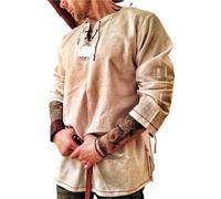 LuoAXINN Costumi vintage da uomo Costume da cavaliere Cosplay Abito uomo Maglie a maniche lunghe Abbigliamento Travestimenti(Color 1,XXL)