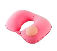 LuoAXINN Cuscino da viaggio per il collo Cuscino da viaggio gonfiabile for il collo for ad aria for poggiatesta for auto a forma di U for Supporto for for for ufficio(Pink)