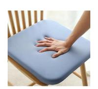 LuoAXINN Cuscino di Sostegno in Schiuma per Divano Sedia da Ufficio con Cuscino in Schiuma 4 cm | Supporta la vita, allevia il dolore da seduta prolungata, copertura lavabile(Blue)