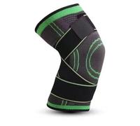 LuoAXINN Ginocchiere Compressione Ginocchiere Ginocchiere for la Sicurezza Sportiva Pallavolo Palestra Protezione for tutore Sportivo per Danza, Calcio, pallavolo, Pallacanestro, Yoga(Green,XL)