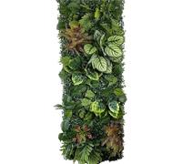 LuoAXINN Pannello murale in erba artificiale Parete di piante artificiali 3D con foglie sempreverdi finte, sfondo simulato, decorazione for feste nozze, pannello verde, prato, for la casa(Color6)