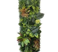 LuoAXINN Pannello murale in erba artificiale Parete di piante artificiali 3D con foglie sempreverdi finte, sfondo simulato, decorazione for feste nozze, pannello verde, prato, for la casa(Color21)