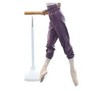 LuoAXINN Pantaloni da ginnastica donna for riscaldamento e danza, leggeri snellenti per Donna(Purple,M)
