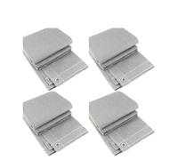 LuoAXINN Paravento per Balcone Pergolati da Giardino 4x1M Rete ombreggiante Tenda Piscina Balcone Schermo for la Privacy Copertura for Recinzione Gazebo Sole(Grey-4PCS,1x4meter)