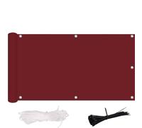 LuoAXINN Paravento per Balcone Schermo for la Privacy del Balcone, Copertura for Parabrezza, Rete in Tessuto for Patio, Cortile, Veranda, ringhiera, Tenda da Sole for Esterni(Color3)