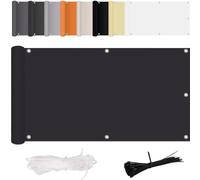 LuoAXINN Paravento per Balcone Schermo for la Privacy del Balcone, Copertura for Parabrezza, Rete in Tessuto for Patio, Cortile, Veranda, ringhiera, Tenda da Sole for Esterni(Color11)