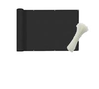 LuoAXINN Paravento per Balcone Schermo for la Privacy del Portico Pannello for Recinzione Balcone 157,48 x 35,43 Pollici Copertura for Parabrezza for Patio Rete in Tessuto a Rete Tessuto for(Black)