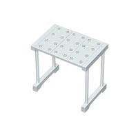 LuoAXINN Separatori per ripiani espandibili Accessori for il bagno Scaffali impilabili Armadio Guardaroba Divisorio Organizzatori for armadi telescopici(White1)