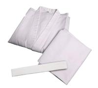 LuoAXINN Set di Kimono Dobok for Abiti in Tessuto Traspirante Taekwondo for Bambini Uniformi da Karate for colletti Bianchi per Karate(XL 170)