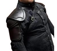 LuoAXINN Uomini e donne adatti for costumi da gioco di ruolo con armatura for le spalle per giochi di ruolo(Black)