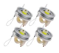 Luobannm 4-Pack 85ft 12-Gauge Security Alarm Trip Wire For Perimeter - Include un Rullo Riutilizzabile