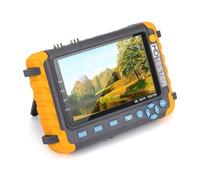 Luobannm 8MP CCTV Security Camera Tester IV8W 5 Pollici Monitor CCTV Tester di Telecamere AHD/CVI/TVI CVBS Tester di Telecamere Analogiche HD Supporta AHD/CVI/TVI/CVBS Spina EU