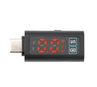 Luobannm Adattatore di Ricarica Rapida Display HD HD PD100W Trasmissione Ad Alta velocità per Trasmissione dei Dati e Ricarica Parole Rosse