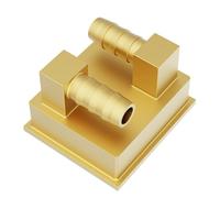 Luobannm Blocco d'Acqua in Rame Pagoda Water Spout per Il Raffreddamento del PC Gaming Building ZT4040W