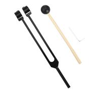 Luobannm CHAKRA GUARINGA CHAKRA 128 Hz Tuning Fork Set Alluminio Terapia del Suono In Lega Sound Bio-Acustic Tuning Forker Medical Sound Healing Therapy Black