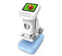 Luobannm Esplora Microscopio Digitale per Bambini Explore Science con Display LCD 4K e Ingrandimento 1200x per Avventure di Apprendimento All'Aperto