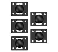 Luobannm Piastra A Sfera Quadrata da 1 Pollice da 25 mm Basta di Base A Sfera con Braccio A Doppia Presa per Lo Schermo di Controllo Industriale
