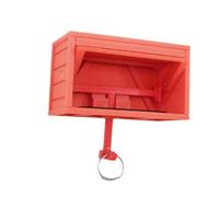 Luobannm Porta Chiavi A Parete Organizzatore Porta Chiavi A Parete Montaggio Facile Attaccapanni Chiavi per Ingresso Rosso