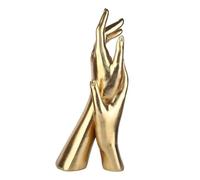 Luobannm Scultura di Dorate Tempo, Arredamento da Scrivania per Ufficio in Resina, Ideale per Regali di Memoriale e Nozze
