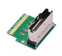 Luobannm Slimline SAS 90 ° Trasformare Il A Femmina SFF-8654 8I X8 Adattatore di Schede di Interfaccia