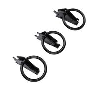 Luocute 10 Ancoraggi per Ancoraggi, Limite di Carico di Lavoro in Acciaio Resistente 1500 Libbre, con Strato Zincato per Cinghie a Cricchetto per Bici da Motocicletta con Pianale da