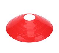 Luocute 10 Pz Coni Disc per Calcio per Allenamento e Agilità | Set multicolore brillante, struttura in PE pieghevole, supporto per il trasporto incluso, uso nel traffico in campo