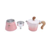 Luocute 150ml per Fornello, Caffettiera in Alluminio a Valvola Singola | Macchina da caffè con piano cottura con corpo in lega di alluminio, capacità compatta di 150 ml per piccole famiglie,