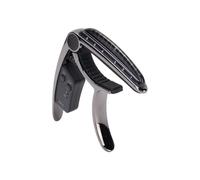 Luocute 2 in 1 Sintonizzatore di Capo di Chitarra, Sintonizzatore di Chitarra a LED in Lega di Zinco Ricaricabile Capo Precise e Accurata di Accordatura con Batteria Ricaricabile USB (BLACK)