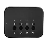 Luocute Adattatore BT, Dispositivo di Condivisione di Musica Stereo Wireless 1 in 3 Uscite con BT 4.0 e Connessione Via Cavo, Ricevitori Wireless Adattatori per Telefoni Cellulari