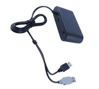 Luocute Adattatore per Controller GC, 4 Porte, 3 in 1, Plug and Play, | Convertitore per gamepad, materiale ABS, , per PC e switch, gioco senza ritardi, due prese USB