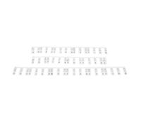 Luocute Adesivi Luminosi per Tasti di Pianoforte, Guida Alle Note di Pianoforte in Silicone Riutilizzabile Rimovibile 88 Tasti con Bagliore Al Buio, per L'apprendimento dei Principianti (BLACK)