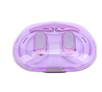 Luocute Ai Cuffie per Riduzione del Rumore Intelligente, Auricolari a Tempo Reale 164 Lingue, Wireless 5.49, Bassi Profondi Stereo HIFI, IPX4 Impermeabile, per lo Studio Commerciale di (PURPLE)