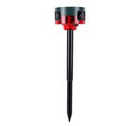 Luocute Allarme con Sensore di Movimento Solare, Sirena da 130 DB con Luce Stroboscopica con 13 Suoni Cane Che Abbaia Sparo Lupo Leone Petardo per Giardino Fattoria