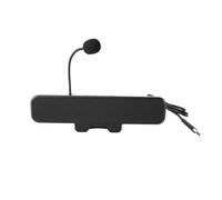 Luocute Altoparlante per Computer, Altoparlante da Tavolo Alimentato Tramite USB con Microfono Staccabile, Plug and Play, Controllo Volume, Disattivazione con un Tasto, Design a