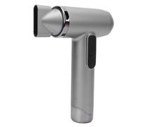 Luocute Asciugacapelli a Filo Cordless da 100000 Giri/Min con Potenza da 15000 MAh, Motore Ad Alta velocità, Asciugacapelli da Viaggio Portatili Incorporato per la Batteria Potenza per (SILVER)