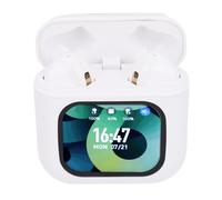 Luocute Auricolari Wireless, Controllo Touch Portatile AI Traduzione Linguistica Auricolari 5.3 con Telecomando per Fotocamera per Allenamenti Sportivi Viaggi D'affari (WHITE)