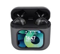 Luocute Auricolari Wireless, Controllo Touch Portatile AI Traduzione Linguistica Auricolari 5.3 con Telecomando per Fotocamera per Allenamenti Sportivi Viaggi D'affari (GRAY)