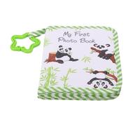 Luocute Baby My First Photo Book, Memory Tensake Soft Cloth Photo Book con Specchio di Sicurezza, per il Battesimo dei Neonati (14 * 18 cm)