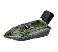 Luocute Barca con Esca, Barca con Esca da Pesca RC con Telecomando da 600 M e Batteria da 5200 MAh, capacità di Carico di 1,5 Kg, Impermeabile per la Pesca Alla Carpa (GREEN)