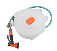 Luocute Bobina a Tubo da Giardino a Scomparsa, Bobina per Tubo da Giardino a Parete con Spruzzatore per Lavaggio delle Autorita (20 m / 65,6 piedi)
