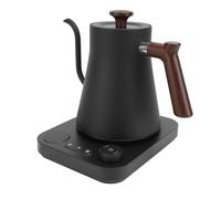 Luocute Bollitore Elettrico a Collo D'oca, 1200 W, in Acciaio Inox 304, con Display LCD, Timer e Controllo Preciso della Temperatura per caffè e tè Preparati con il Metodo pour (Spina UE 220V)