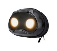 Luocute Borsa da Manubrio per Bici a LED Resistente All'acqua 3L Controllo | Borsa Anteriore da Ciclismo con Guscio Rigido in EVA, modalità Luce Personalizzabile, Alimentazione USB, Adatta per Bici da
