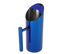 Luocute Brocca D'acqua, 1L 304 Bruciatore di Bevande in Acciaio Inossidabile con Beccuccio a Prova di Perdite per tè a Fiore Cocktail Birra Fredda (BLUE)