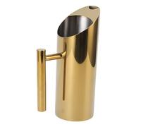 Luocute Brocca D'acqua, 1L 304 Bruciatore di Bevande in Acciaio Inossidabile con Beccuccio a Prova di Perdite per tè a Fiore Cocktail Birra Fredda (GOLD)