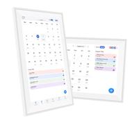 Luocute Calendario Digitale Intelligente 15,6 Pollici con Grafici Ingrato Interattivi Touchscreen e Cornice per Immagini, Display Full HD per Orari Familiari, Muro e Scrivania (Plug dell'UE