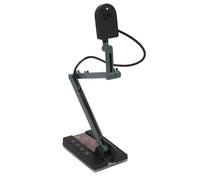 Luocute Camera da Documento USB 4K con Luce a LED, Supporto per Interfaccia Multimediale HD Supporto di Memoria 128G Camera da Documento 4K Pieghevole, Adatto per le Conferenze